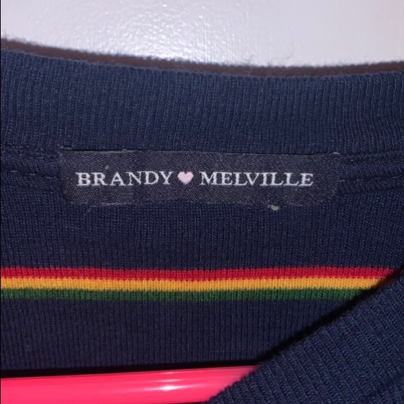 BRANDY MELVILLE STRIPED TEE - Picture 2 of 2